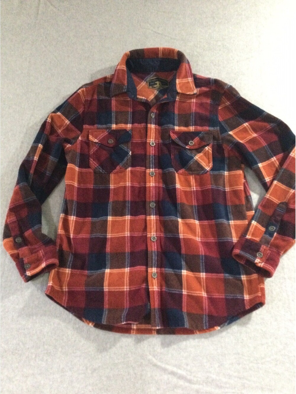 Men's Freedom Foundry M Colorful Flannel Button-Down Shirt Soft Fleece